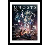 Generic Framed Print: Ghosts Cast Signed/Autographed A4 (21cm x 29.7cm) Wall Art