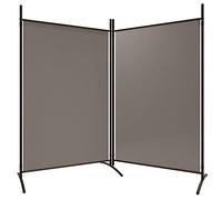 Generic Freestanding Room Divider, Folding Privacy Screen with Combining Privacy and Decorative Functions, Freestanding Portable Partition for Home Office, Bedroom and Living Room (175 x 180 cm)