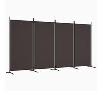 Generic Freestanding Room Divider, Folding Privacy Screen with Combining Privacy and Decorative Functions, Freestanding Portable Partition for Home Office, Bedroom and Living Room (346 x 180 cm)