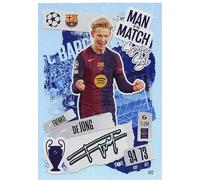 Generic Frenkie de Jong Man of The Match Trading Card, Purple, Cardboard, 1 gram, Rectangular, Sport, Single Use, Youth, 14520178031