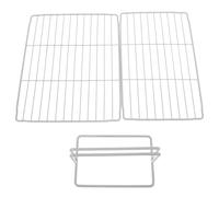 Generic Fridge Shelf for Household Freezers White Iron Freezer Partition Divider with Effective Space Separation Storage Inserts Organiser and Supermarket Displays