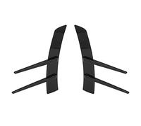Generic Front Bumper Side Spoiler Stylish Body Canard for Car, Universal Gloss Black ABS Splitter Fins for Engine Performance, 2 Pcs Fit for Any Vehicle