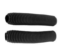 Generic Front Fork Shock Absorber Dust Cover Stylish and Durable Fit for SUZUKI RM125 Fit for DR250 for DRZ400 400, 2x Motorcycle Shock Boots for Motocross Riders (Black)