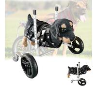 Generic Front Legs Dog Wheelchair, Doggy Wheelchairs with 4-Wheels LightWeight, Adjustable Dog Carts Front Limb Walking Recover Mobility Aids for Injured, Disabled, Paralysis, Hind Limb Weak Pet(B,XL)