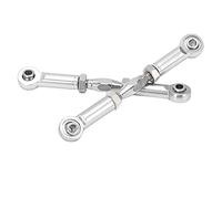 Generic Front Sway Bar Kit 2.7in Aluminum Alloy Strong Arms for UDR RC Car Accessories (Silver)