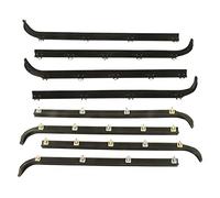 Generic Front Window Weather Strip Durable Seal Fit for Ford Bronco 1987-1996, 4PCS Noise Reduction Kit for Auto Accessories