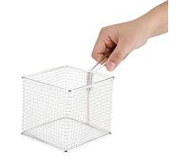 Generic Fry Basket, Fry Baskets with Handle French Holder with Wire Handle Mini Stainless Steel for French Fries, Chicken Fingers, Onion Rings