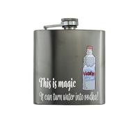 Generic Full Colour Stainless Steel Flask - Magic Vodka Flask - Ideal Party & Birthday Gift