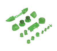 Generic Full Trigger Module Set for Series S, Cool Buttons Mod Kits for Gamepad, ABS Material (Transparent Green)