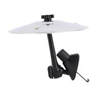 Generic Fun Car Crash Cymbal Adjustable Bracket Premium Material High Volume Sound for Road Trip Enthusiasts (Silver)