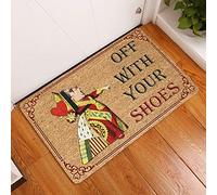 Generic Fun Flannel Doormat, 23.6x15.7 Inch, A0359, Non-Slip, Water Resistant, Machine Washable