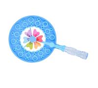 Generic Fun Windmill Bubble Wand Exciting Bubble Blower for Kids Birthday Parties 15.4x8.7in Lightweight Plastic (Blue)