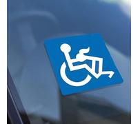 Generic Funny Disabled CAR Sticker - CAR Decals CAR Window Sticker 1x - Fun Blue Badge Holder - Naughty & Rude, Dis839423