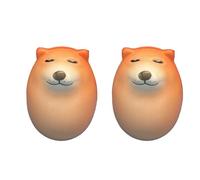 Generic Funny Dog Egg Shaped Decompression Toy, Ultra Soft Simulation Silicone Toy, Handmade Soft Silicone Stress Rebound Toy