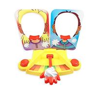 Generic Funny Face Board Games, Face Showdown Game, Hilarious Double Face Tricky Toy Game, Plastic Erase Toy Game, Kinds of Smiles with Friends, Unique (Yellow)