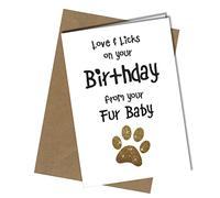 'Generic' Funny Happy Birthday Card from The Dog | Pet Theme Perfect for Mum / Dad / Husband / Wife Best Friend from your Fur Baby #38