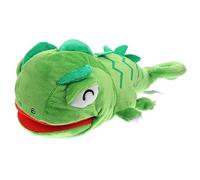 Generic Funny Reptile Hand Puppet Plush Lizard for Movable Mouth for Storytelling Role Play and Parent Interaction Chameleon Finger Puppet