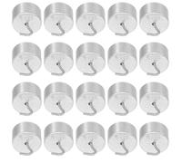 Generic G Calibration Weight Set Iron Material 20pcs with Double-hook Design High Precision Measurement, Secure Weight Placement for Laboratory and General Science Experiments