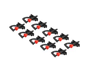 Generic G Type Micro Rotating Nozzle Watering Sprinkler with 6-8m Spraying Diameter, 10 Set for Fruit Trees and Shrub Irrigation, Engineering Plastics Color