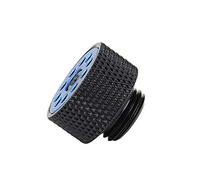 Generic G1/4 Computer Air Exhaust Plug Brass Durable Fitting for Water Cooling System PC Cooling 2 Colors Optional (Blue)