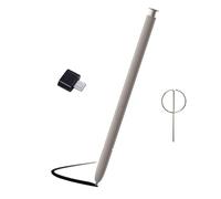 Generic Galaxy S24 Ultra S Pen Replacement for Samsung Galaxy S24 Ultra S Pen Without Bluetooth for Samsung Galaxy S24 Ultra 5G Stylus Pen with Eject Pin (Light Gray) Type-C Convertor