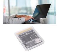 Generic Game Cartridge Rewritable 8MB Storage with RTC Function for GBC Console Transparent White 1 Unit