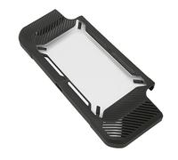 Generic Game Console Case, Design Game Convex Playing Console TPU for the Home to Travel (Black White)