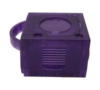 Generic Game Console Plastic Housing Case Accessories for GC, Protecting Internal Components for Players Material Quantity (Translucent Purple)