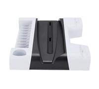Generic Game Controller Cooling Stand with Adjustable Fans and Dual Charging Station for Slim and Pro Editions in Compact Design