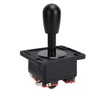 Generic Game DIY Kits, USB Encoder Joystick Accessories with Delay for PC, Multiplayer Game Machine, High Temperature Resistant Buttons (Black)