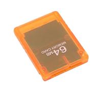 Generic Game Memory Card Professional with Large Storage Space for Game Console Program, Fit for All, ABS Material (Transparent Orange)