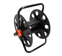 Generic Garden Hose Reel, Professional Iron and ABS Construction Holds 164 Ft 1/2 Inch Hoses, with Built in Hose Guide, for Garden Watering Car Washing Firefighting