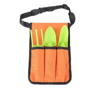Generic Gardening Tool Waist Bag Premium 600D Oxford Fabric Adjustable Garden Tool Belt with 3 Tools for Planting Cultivation Home Gardening