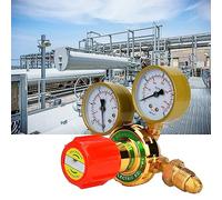 Generic Gas Regulator, Copper Acetylene Pressure Reducer, Plastic Adjusting Knob Gas Control Valve with Efficient Regulation, Ideal for Torch Welding Cutting Kit, Commercial, (60# Export Acetylene
