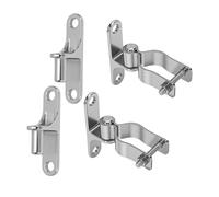 Generic Gate Hinges 304 Stainless Steel Heavy Duty for Chain Link Fence and Farm Gates Easy Installation 2 Pcs