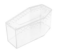 Generic Gecko Terrarium Acrylic Enclosure 20Cm Reptile Habitat Box for Small Lizards, Frogs Secure Desktop Breeding and Display Cage