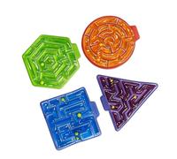 Generic Gel Filled Maze Sensory Toy for Concentration Training Portable for Children 4 Pack Eye Catching Colors PVC Materials (4PCS)