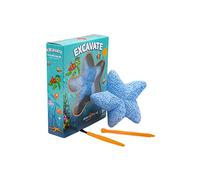 Generic Gemstone Digging Kit - Gem Mining Tool for Kids Ages 8+ - Treasure Hunting Science Toy with Pouch - Blue, One Size