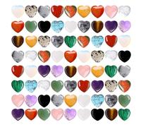 Generic Gemstone Hearts, 108 Pieces, 0.78 In, Thirty-Six Colors For Diy