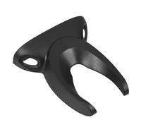 Generic General Scanner Stand Handheld Reader Stand for Cashiers Compact Design Stable Base Plastic Bracket for Commercial Systems and Stores Black