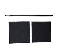 Generic Generic Flute Cleaning Rod Set Effective Flute Cleaning Tool Kit with 2Pcs Cloths, Prevent Damage to Interior, Suitable for Most Flutes and Piccolo, 13.78in Rod, 5.91in Cloth (1 (1