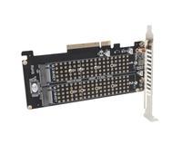 Generic Generic M.2 PCIE Adapter Fast Dual SSD Expansion Card for Speeding Up Game Startup, Perfect for Gamers and Tech Enthusiasts (ph45) (ph45)