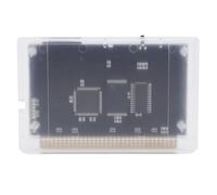 Generic Generic MEGAKey Support Game Cassette for Mega Drive with 3000 Games 8GB Memory Card for Retro Gaming Fans (Translucent Purple) (Transparent White)