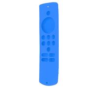 Generic Generic Remote Control Cover Silicone Soft Anti Slip Shockproof Sleeve with Lanyard for Fire TV Stick Lite, Washable Material for (Dark Grey) (Blue)