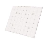 Generic Geometry Board Double Sided 80 Pins Rubber Band Peg Board Educational Geo Board Manipulative Learning Tool for Kids Classroom Home Plastic 29x23cm