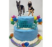 Generic German Shepherd Birthday Cake Toppers