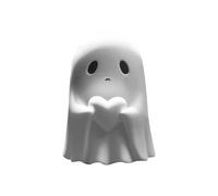 Generic Ghost Pumpkin Night Light, Halloween Ghosts Pumpkin Lamp, Cute 3D LED Spooky Ghost Statue Lamp, Resin Mini Gothic Light Up Desktop Ornaments for Home Bookshelf Tabletop-L [Energy Class A]