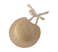 Generic Girls Hat for Kids Cool Sun Hat for Vocations Travel Street Dress Up, Beige Straps