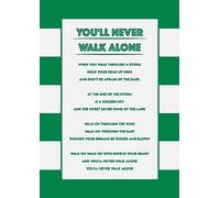 Generic Glasgow Celtic Song Art Print, A4 Size, Unframed, Wall Mount, Contemporary Style, Indoor Use, Hallway Decor