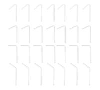 Generic Glass Bend Pipe Lab Accessory 40pcs Diverse Angles for Craft and Pigment Chemical Experiments Science Equipment